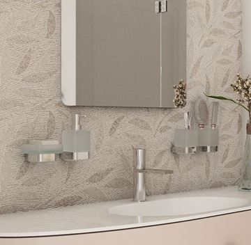 NIMCO NIKAU mýdlenka, nástěnná, sklo, chrom NK 30059C-26 Obrázek - fotka