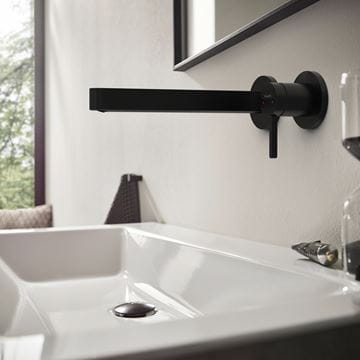 HANSGROHE FINORIS umyvadlová podomítková baterie, s odtokovou soupravou, EcoSmart, matná černá 76050670 Obrázek - fotka