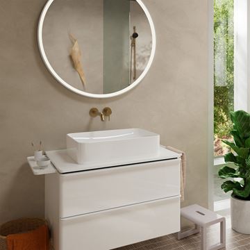 HANSGROHE TECTURIS S umyvadlová podomítková baterie, s odtokovou soupravou, EcoSmart+, kartáčovaný bronz 73350140 Obrázek - fotka