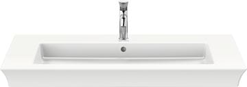 DURAVIT WHITE TULIP umyvadlo 105,5 cm, s otvorem pro baterii a přepadem 2363100000 Obrázek - fotka
