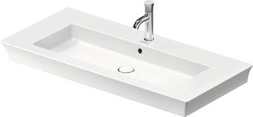 DURAVIT WHITE TULIP umyvadlo 105,5 cm, s otvorem pro baterii a přepadem 2363100000 Obrázek - fotka