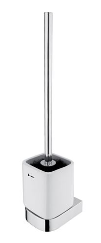 NIMCO NIKAU WC štětka, nástěnná, keramika, chrom/bílá NK 30094KN-26 Obrázek - Hlavní obrázek