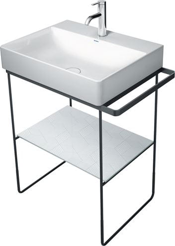 DURAVIT DURASQUARE kovový podstavec pro umyvadlo, matná černá 0031014600 Obrázek - fotka