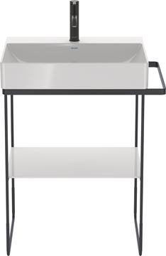 DURAVIT DURASQUARE kovový podstavec pro umyvadlo, matná černá 0031014600 Obrázek - fotka