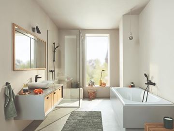 GROHE SILVERFLEX sprchová hadice 1250 mm, hladká, TwistStop, AntiFold, plast, phantom black 28362KF1 Obrázek - fotka
