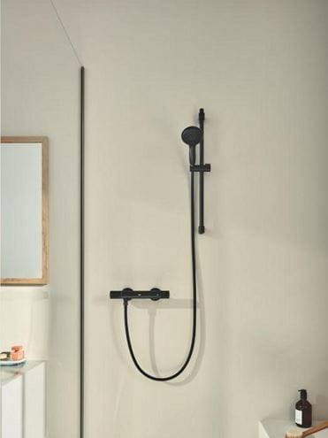 GROHE SILVERFLEX sprchová hadice 1250 mm, hladká, TwistStop, AntiFold, plast, phantom black 28362KF1 Obrázek - fotka
