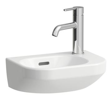 LAUFEN LUA umývátko 50 cm, s otvorem pro baterii vpravo, s přepadem, LCC