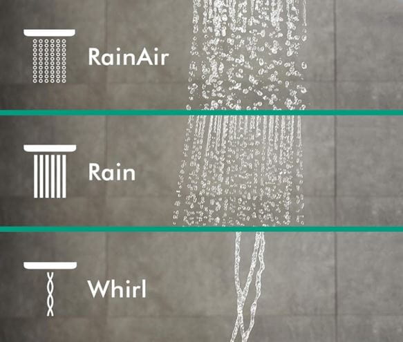 HANSGROHE RAINDANCE SELECT S 3JET ruční sprcha pr. 125 mm, 3 proudy, kartáčovaný bronz 26530140 Obrázek - fotka