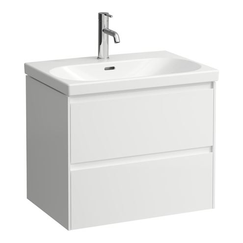 LAUFEN LANI skříňka s umyvadlem 65x46x51,5 cm, 2 zásuvky, matná bílá H6020802601042 Obrázek - Hlavní obrázek