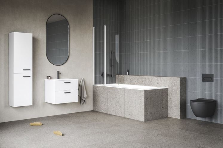 RAVAK CHROME SLIM vana 170x75 cm, bez nožiček, akrylát C741300000 Obrázek - fotka