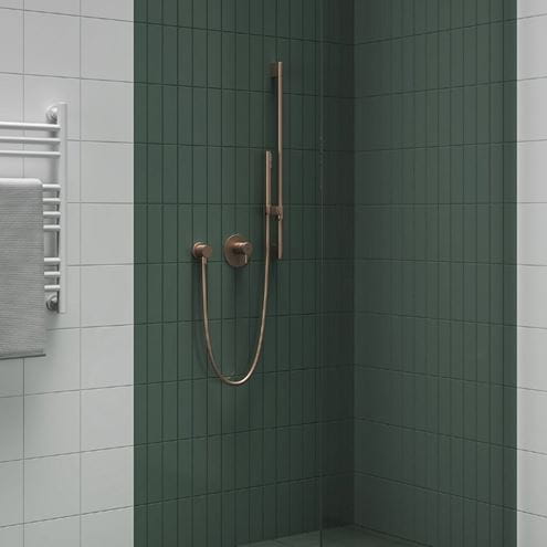 RAVAK 951.60 ruční sprcha 186 mm, kartáčované růžové zlato X07P706 Obrázek - fotka