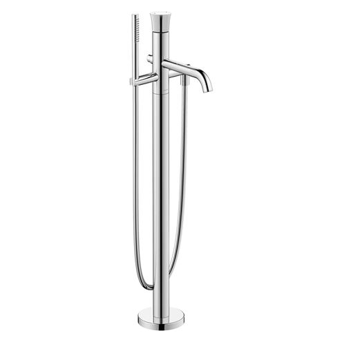 DURAVIT WHITE TULIP vanová baterie na podlahu, se sprchovou soupravou, chrom WT5250000010 Obrázek - Hlavní obrázek
