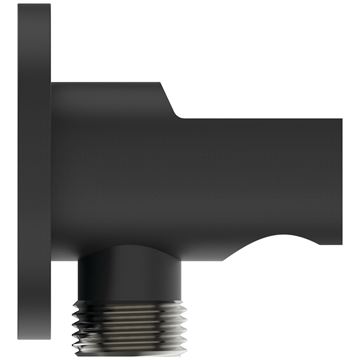 IDEAL STANDARD IDEALRAIN držák ruční sprchy s připojením na vodu, matná černá  BC807XG Obrázek - fotka