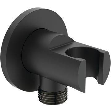 IDEAL STANDARD IDEALRAIN držák ruční sprchy s připojením na vodu, matná černá 