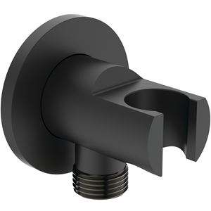 IDEAL STANDARD IDEALRAIN držák ruční sprchy s připojením na vodu, matná černá 