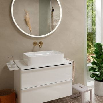 HANSGROHE TECTURIS S umyvadlová podomítková baterie, s odtokovou soupravou, EcoSmart+, kartáčovaný bronz 73351140 Obrázek - fotka