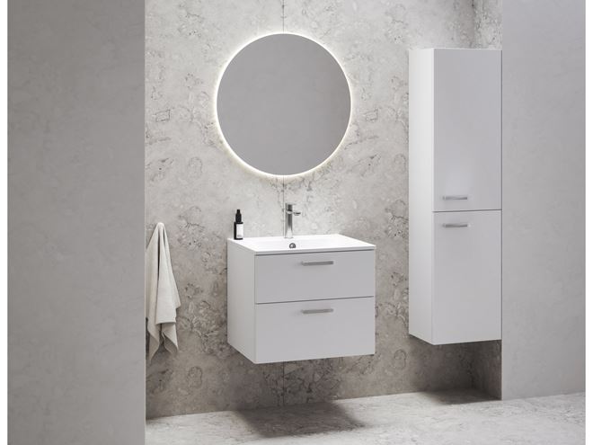 RAVAK CHROME SLIM umyvadlo 70 cm, s otvorem pro baterii a přepadem, litý mramor XJG01170001 Obrázek - fotka