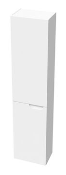 RAVAK CLASSIC II SB vysoká skříňka 40x26x160 cm, 2 dvířka, panty vlevo, lesklá bílá