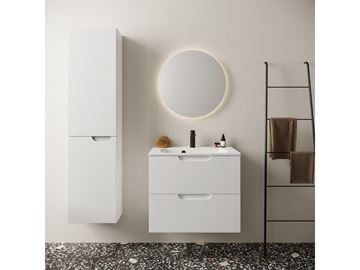 RAVAK CLASSIC II SB vysoká skříňka 40x26x160 cm, 2 dvířka, panty vlevo, lesklá bílá X000001472 Obrázek - fotka