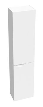 RAVAK CLASSIC II SB vysoká skříňka 40x26x160 cm, 2 dvířka, panty vpravo, lesklá bílá