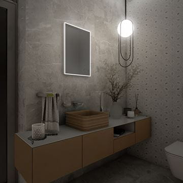 NIMCO ZP 13000 zrcadlo 40x60 cm, reverzibilní, s osvětlením ZP 13000 Obrázek - fotka
