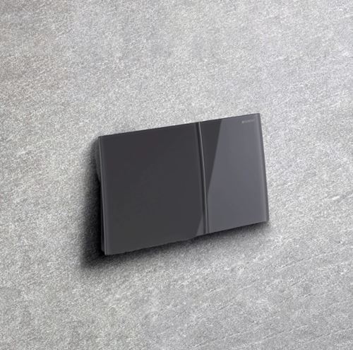 GEBERIT SIGMA 70 ovládací tlačítko pro dvě splachování, easy-to-clean, sklo, láva  115.622.JK.1 Obrázek - fotka