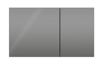 GEBERIT SIGMA 70 ovládací tlačítko pro dvě splachování, easy-to-clean, sklo, láva 