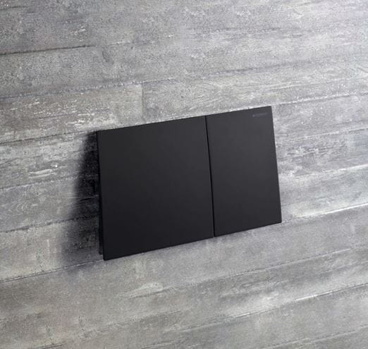 GEBERIT SIGMA 70 ovládací tlačítko pro dvě splachování, easy-to-clean, ocel, matná černá  115.622.14.1 Obrázek - fotka