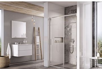 RAVAK BLIX SLIM BLSDP2 120 sprchové dveře 120x195 cm, lesklý chrom/čiré sklo