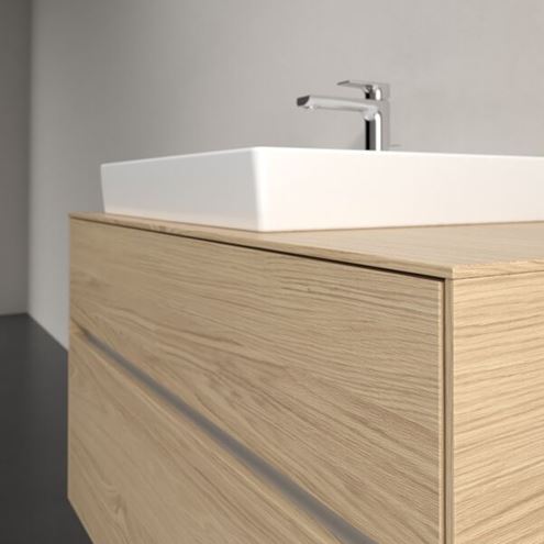 VILLEROY & BOCH COLLARO skříňka pod umyvadlo 100x50x54,8 cm, 2 zásuvky, s osvětlením, Nordic Oak C017B0VJ Obrázek - fotka