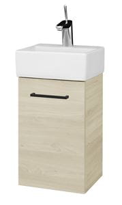 DŘEVOJAS HOST SZD 35 skříňka s umývátkem 33x29x50 cm, 1 dvířka, panty vpravo, úchytka černá, ohio