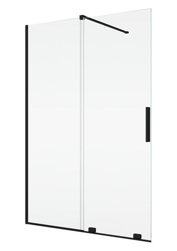 RONAL AMALIA D35S2 sprchové dveře 120x200 cm, posuvné, matná černá/čiré sklo D35S2 120 06 07 Obrázek - Hlavní obrázek
