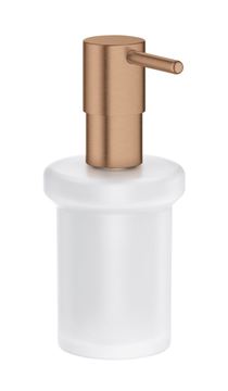 GROHE ESSENTIALS dávkovač tekutého mýdla 160 ml, bez držáku, sklo, kartáčovaný warm sunset