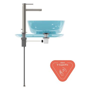 VITRA ORIGIN umyvadlová stojánková baterie, chrome A42556 Obrázek - fotka