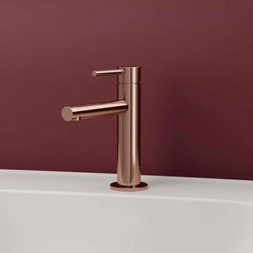 VITRA ORIGIN umyvadlová stojánková baterie, lesklá měděná A4255629 Obrázek - fotka