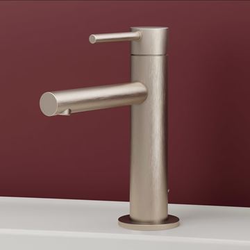 VITRA ORIGIN umyvadlová stojánková baterie, kartáčovaný nikl A4255634 Obrázek - fotka