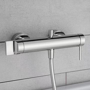 VITRA ORIGIN vanová nástěnná baterie, s přepínačem, chrom A42619 Obrázek - fotka