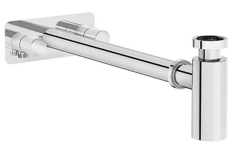 VITRA designová sada sifonu k umyvadlu s rohovými ventily, DN32, s převlečnou maticí 5/4, chrom A45159 Obrázek - Hlavní obrázek