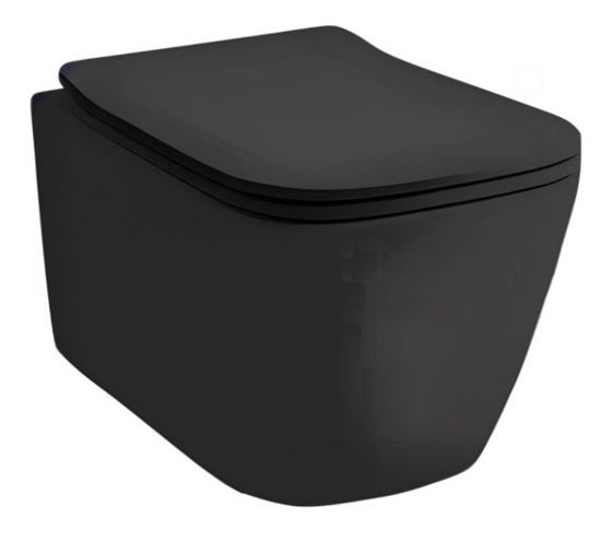 ARTCERAM A16 závěsné WC, Rimless splachování, matná černá  ASV003 17,00 Obrázek - Hlavní obrázek