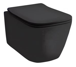 ARTCERAM A16 závěsné WC, Rimless splachování, matná černá 