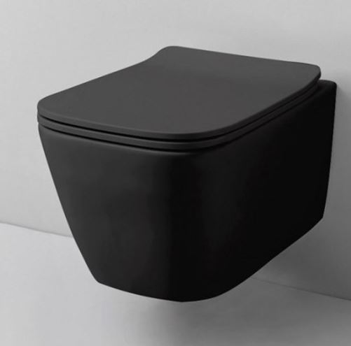 ARTCERAM A16 WC sedátko slim, SoftClose, matná černá  ASA001 17,71 Obrázek - fotka