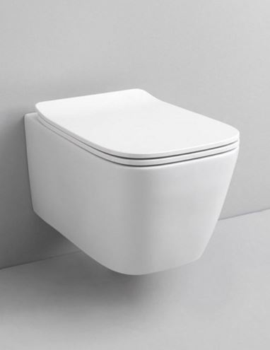 ARTCERAM A16 WC sedátko slim, SoftClose, matná bílá  ASA001 05,71 Obrázek - fotka