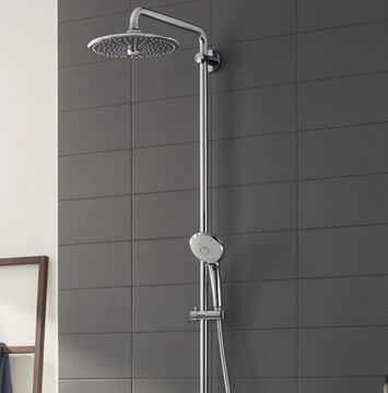 GROHE EUPHORIA SMARTCONTROL SYSTEM 260 vanová termostatická baterie, s horní a ruční sprchou se 3 proudy, chrom 26510000 Obrázek - fotka