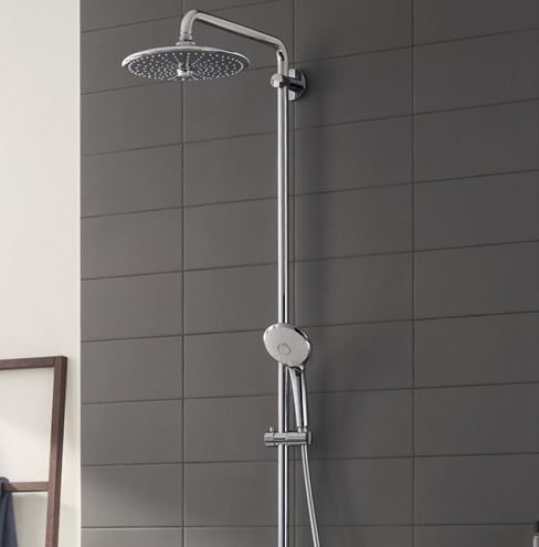 GROHE EUPHORIA SMARTCONTROL SYSTEM 260 vanová termostatická baterie, s horní a ruční sprchou se 3 proudy, chrom 26510000 Obrázek - fotka