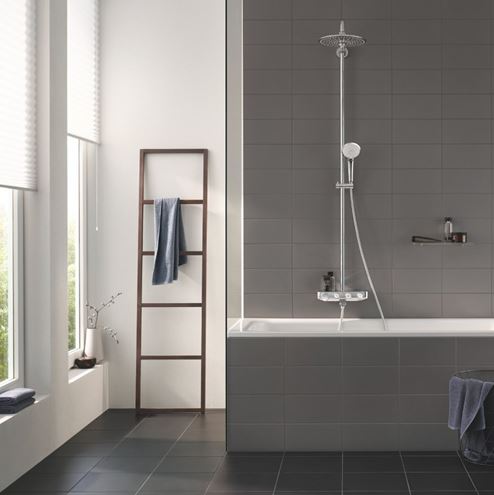 GROHE EUPHORIA SMARTCONTROL SYSTEM 260 vanová termostatická baterie, s horní a ruční sprchou se 3 proudy, chrom 26510000 Obrázek - fotka