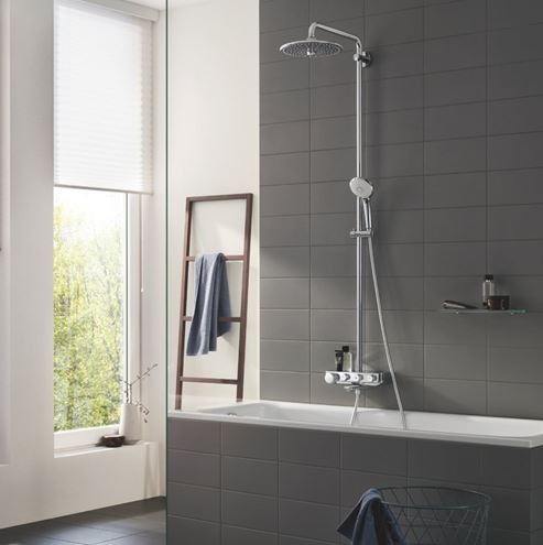 GROHE EUPHORIA SMARTCONTROL SYSTEM 260 vanová termostatická baterie, s horní a ruční sprchou se 3 proudy, chrom 26510000 Obrázek - fotka