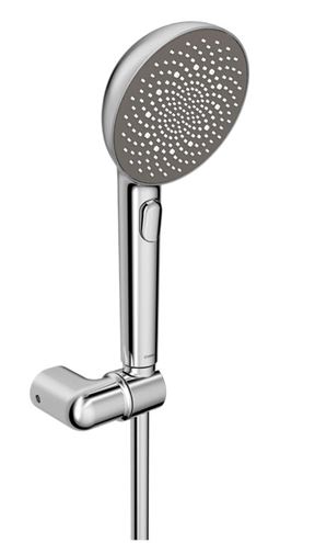HANSA AURELIA sprchová souprava 3-dílná, ruční sprcha pr. 110 mm, 3 proudy, hadice, držák, chrom  47170120 Obrázek - Hlavní obrázek