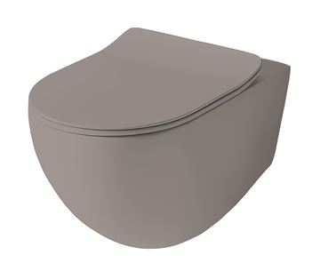 ARTCERAM FILE 2.0 WC sedátko Slim, SoftClose, mat gravel FLA014 60 Obrázek - fotka