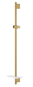 GROHE RAINSHOWER SMARTACTIVE sprchová tyč 930 mm s držákem ruční sprchy, polička, kartáčovaný cool sunrise