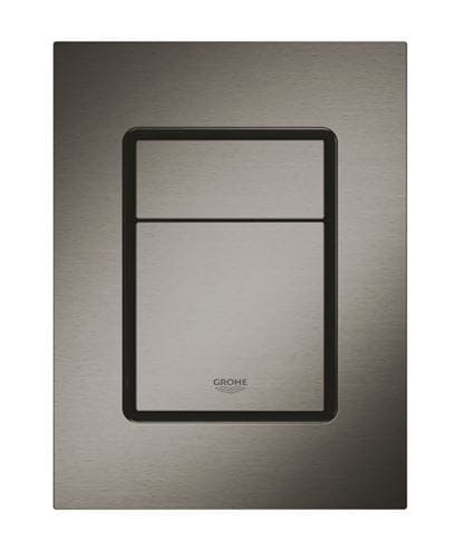 GROHE SKATE COSMOPOLITAN S ovládací tlačítko pro dvě splachování, plast, kartáčovaný hard graphite 37535AL0 Obrázek - fotka